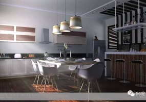 SketchUp餐厅精细模型+V-Ray2.0参数