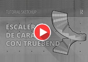 SketchUp草图大师插件教程 TrueBend真实掰弯