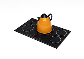 电器微波炉水壶-220311-SketchUp草图大师模型_Enscape材质